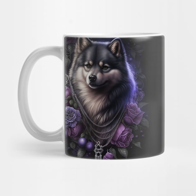 Finnish Lapphund Purple Magic by Enchanted Reverie